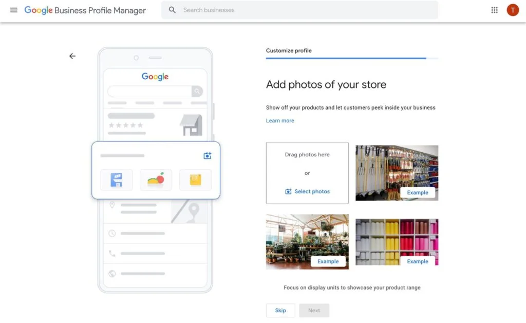add photos to your map listing