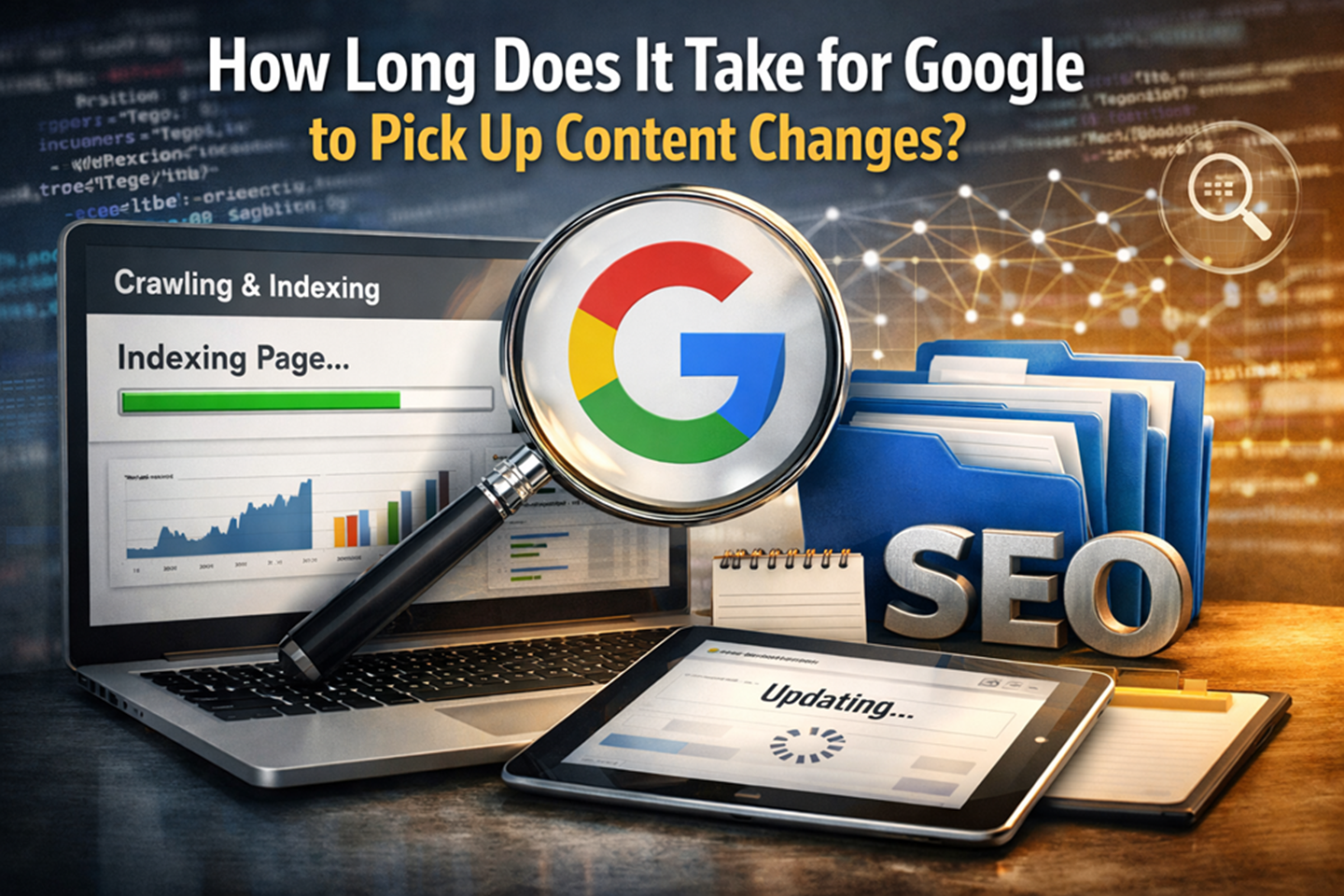 how long does it take for google to pick up content changes